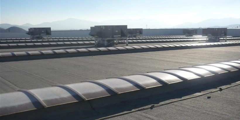Impermeabilización de techo industrial con membrana asfáltica