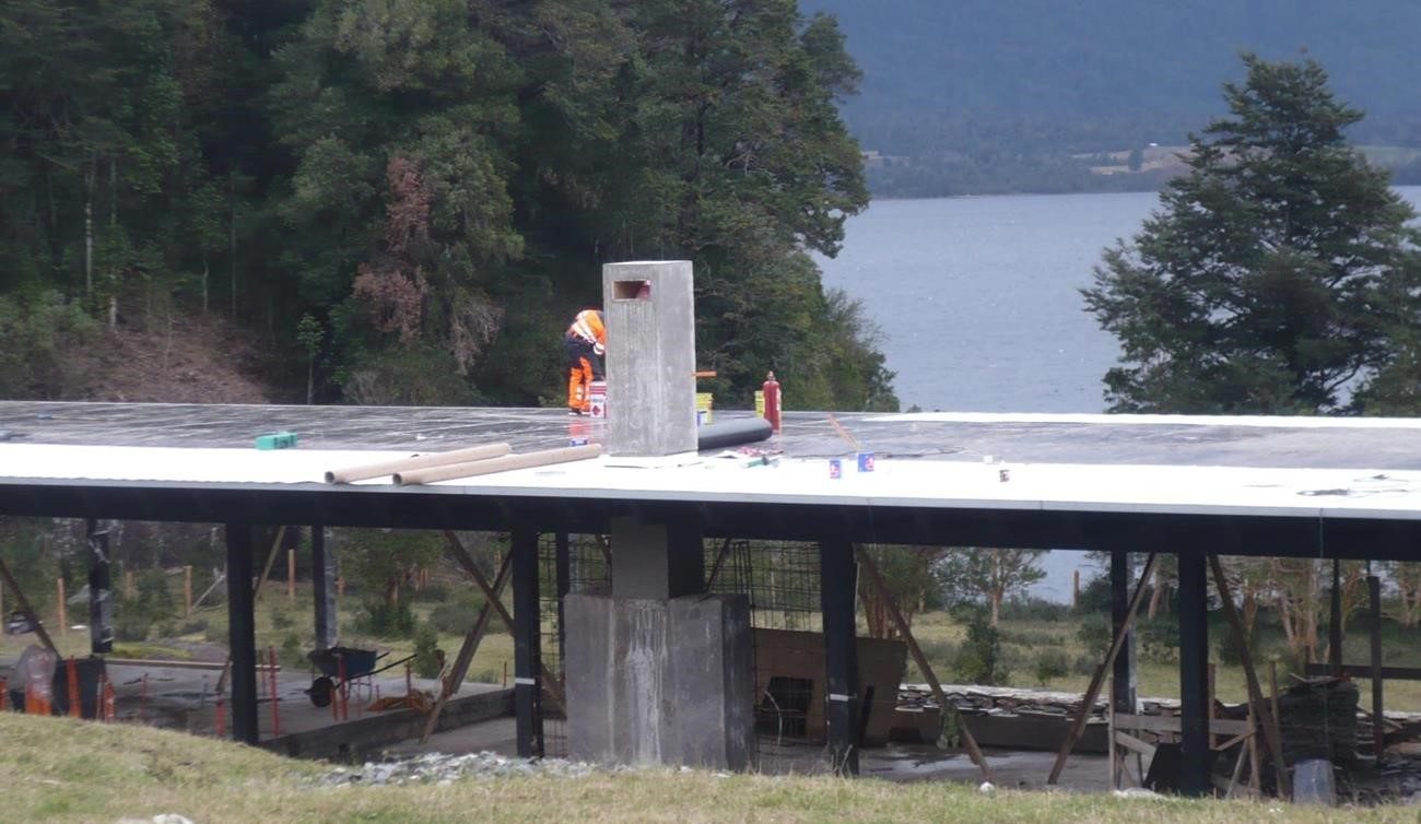 Proyecto de impermeabilización de Gama Construcciones en el sur de Chile